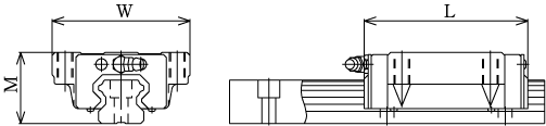 HSR-LA直線導(dǎo)軌圖解-THK直線導(dǎo)軌